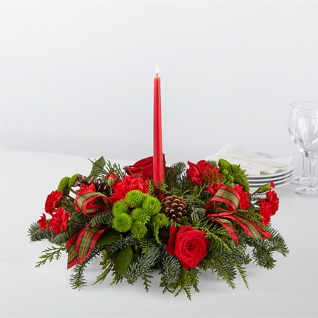 By the Candlelight Centerpiece – Gutierrez Flowers, Sylmar CA