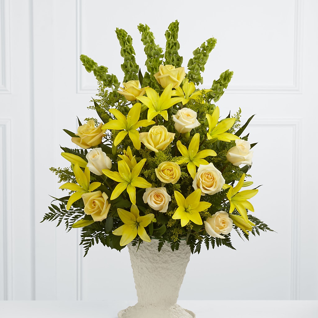 Golden Memories Arrangement – Gutierrez Flowers, Sylmar CA