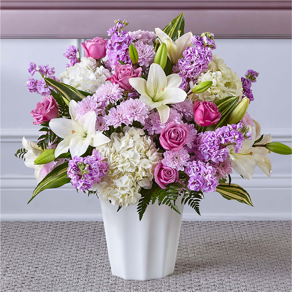 Heaven Sent Floor Basket – Gutierrez Flowers, Sylmar CA