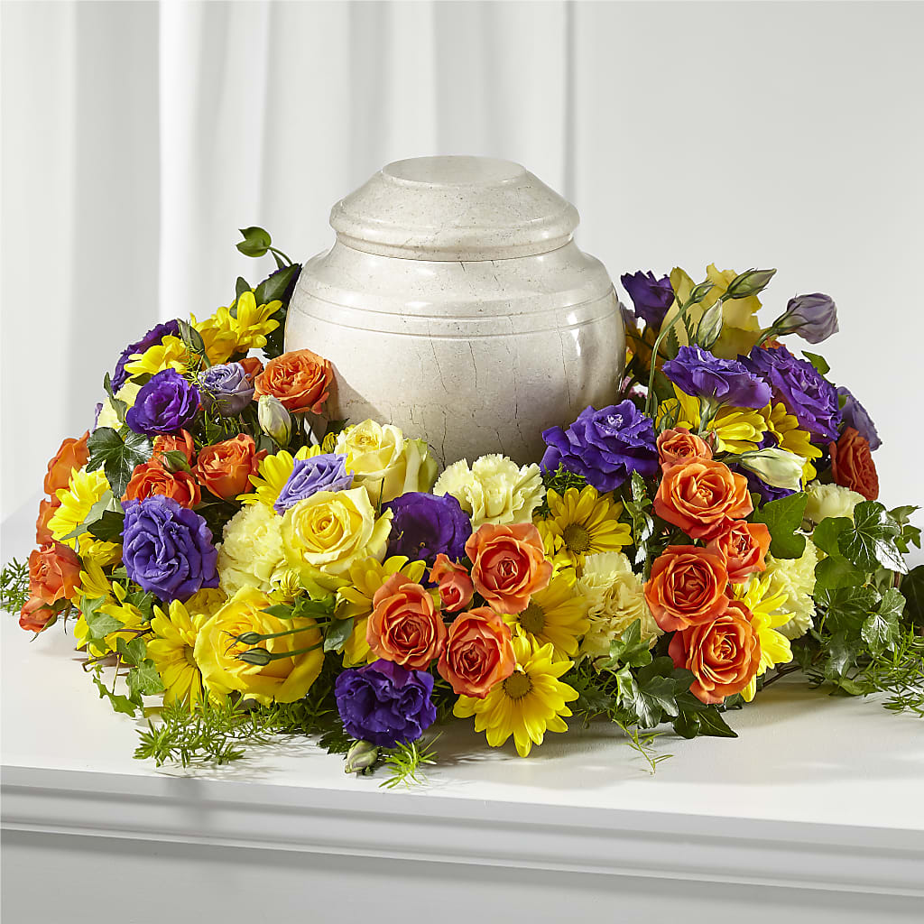 Blossoms of Remembrance Cremation Adornment – Gutierrez Flowers, Sylmar CA