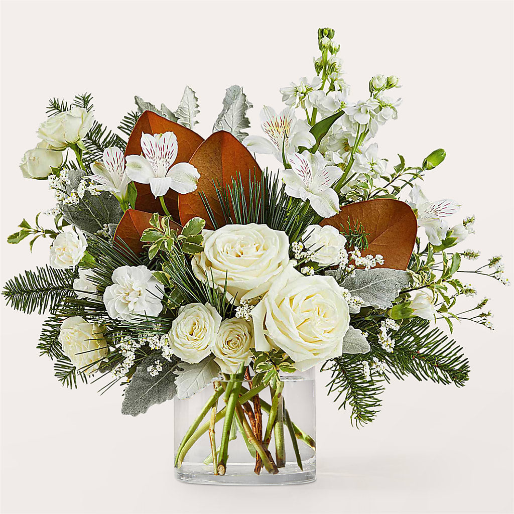 Fresh Snowfall Bouquet – Gutierrez Flowers, Sylmar CA