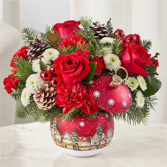 Christmas Carols Ornament –  Gutierrez Flowers, Sylmar CA