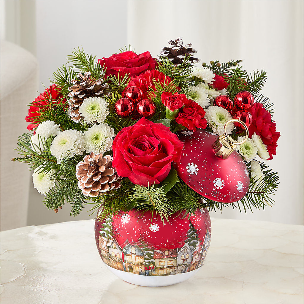Christmas Carols Ornament –  Gutierrez Flowers, Sylmar CA