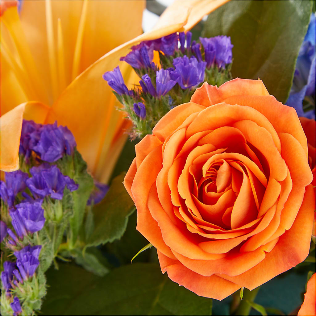 Radiant Citrus Box Bouquet –  Gutierrez Flowers, Sylmar CA