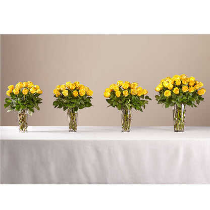 Long Stem Yellow Rose Bouquet –  Gutierrez Flowers, Sylmar CA