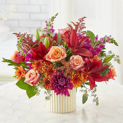 Burgundy Landscape Bouquet –  Gutierrez Flowers, Sylmar CA