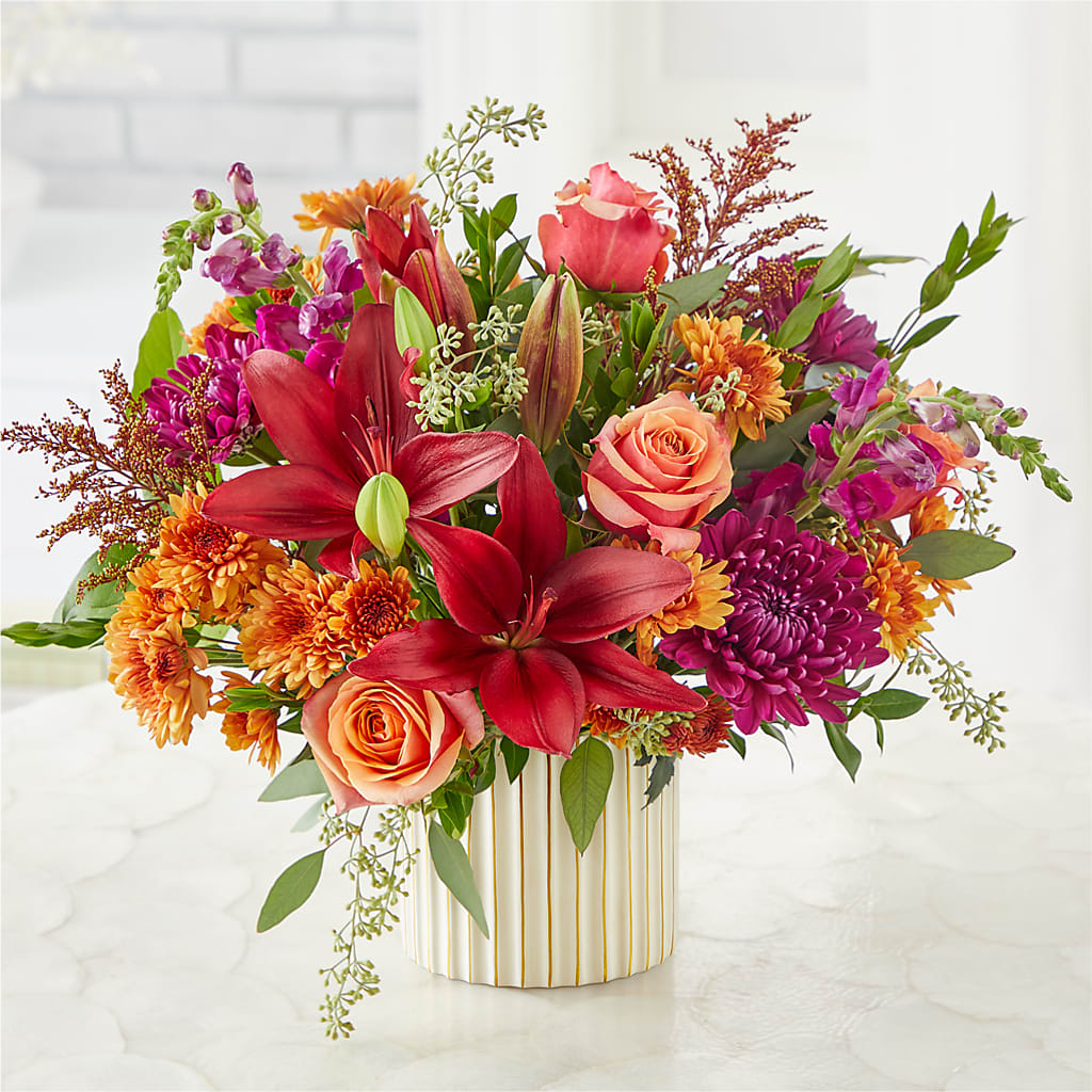 Burgundy Landscape Bouquet –  Gutierrez Flowers, Sylmar CA