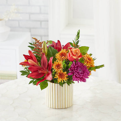 Burgundy Landscape Bouquet –  Gutierrez Flowers, Sylmar CA