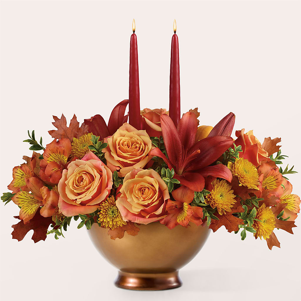 Harvest Table Centerpiece –  Gutierrez Flowers, Sylmar CA