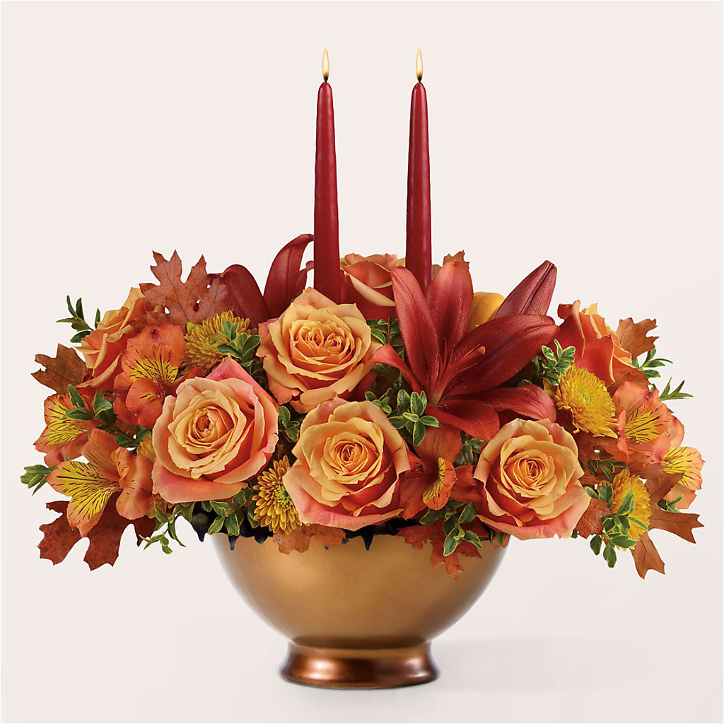 Harvest Table Centerpiece –  Gutierrez Flowers, Sylmar CA