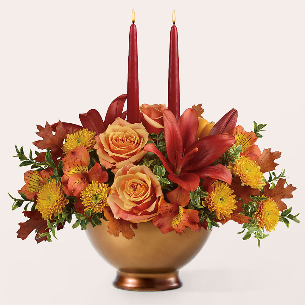 Harvest Table Centerpiece –  Gutierrez Flowers, Sylmar CA