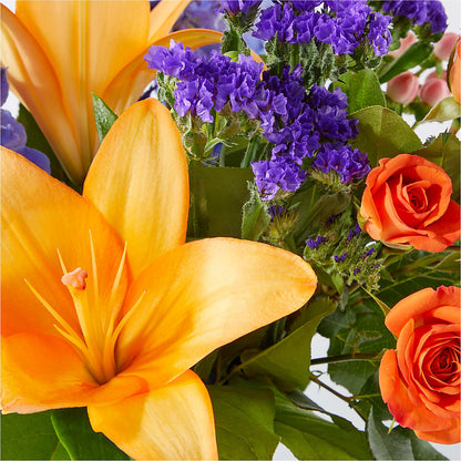 Radiant Citrus Bouquet –  Gutierrez Flowers, Sylmar CA