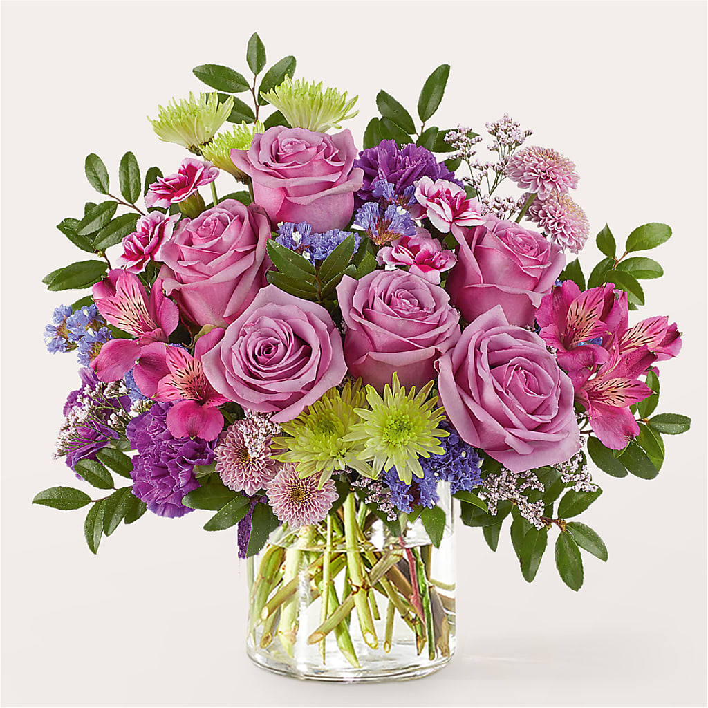 Glass Half Full Bouquet –  Gutierrez Flowers, Sylmar CA