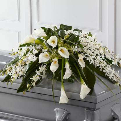 Angel Wings Casket Spray –  Gutierrez Flowers, Sylmar CA
