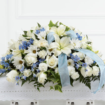 Tender Treasure Casket Spray –  Gutierrez Flowers, Sylmar CA