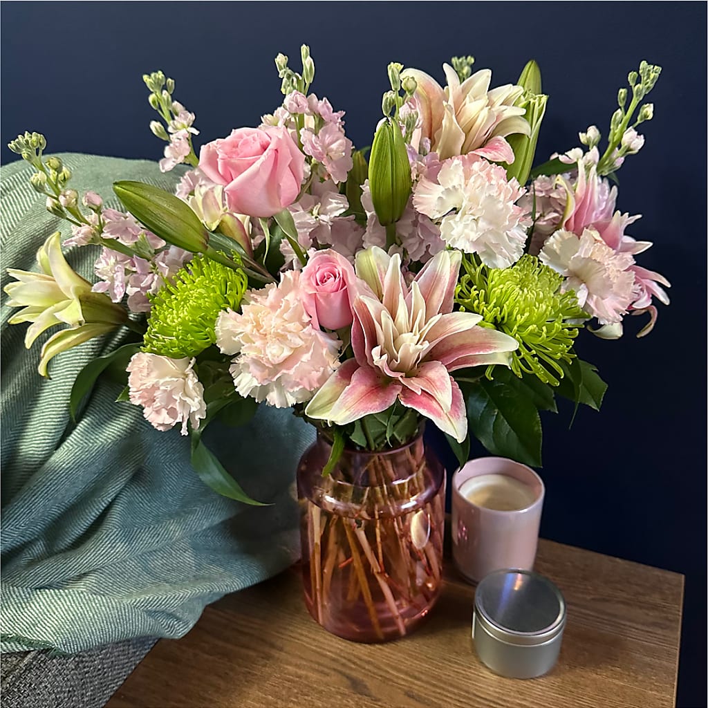 Pretty in Pink Bouquet –  Gutierrez Flowers, Sylmar CA