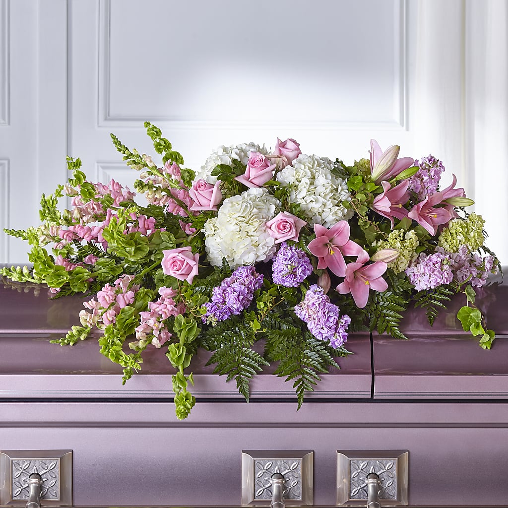 Life's Gratitude Casket Spray –  Gutierrez Flowers, Sylmar CA