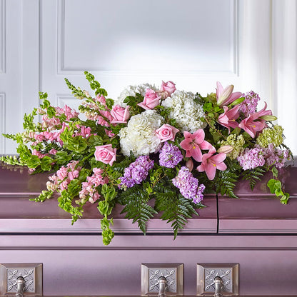 Life's Gratitude Casket Spray –  Gutierrez Flowers, Sylmar CA