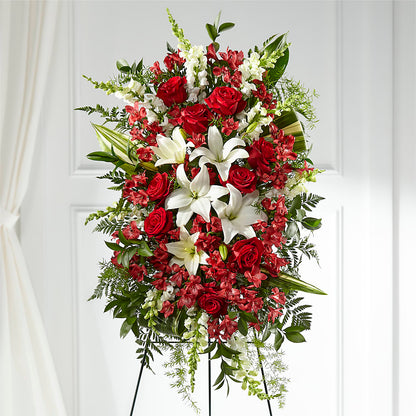 Everlasting Memory Standing Spray –  Gutierrez Flowers, Sylmar CA