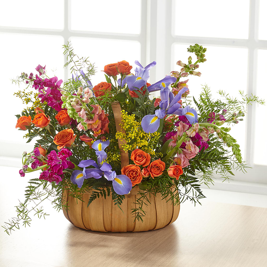 Garden of Life Basket –  Gutierrez Flowers, Sylmar CA