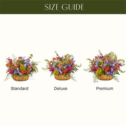 Garden of Life Basket –  Gutierrez Flowers, Sylmar CA