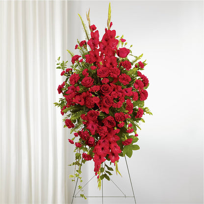 From the Heart Standing Spray –  Gutierrez Flowers, Sylmar CA