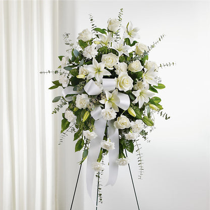 With Care Standing Spray –  Gutierrez Flowers, Sylmar CA