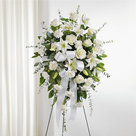 With Care Standing Spray –  Gutierrez Flowers, Sylmar CA