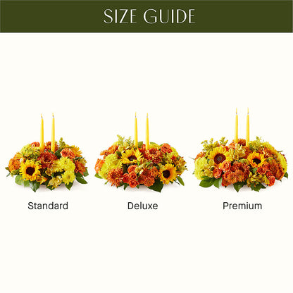 Autumn Harmony Centerpiece –  Gutierrez Flowers, Sylmar CA