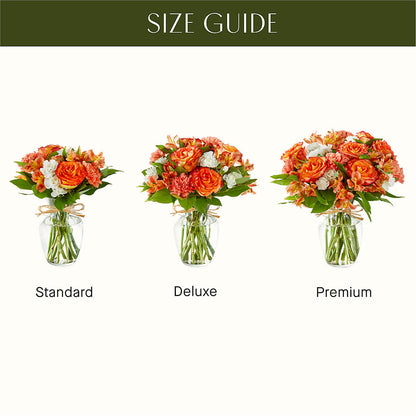 Apricot Glow Bouquet –  Gutierrez Flowers, Sylmar CA