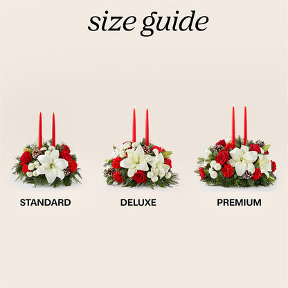 Seasonal Festivities Centerpiece –  Gutierrez Flowers, Sylmar CA