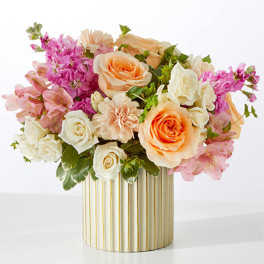 Paradise Bouquet with Ivory Vase –  Gutierrez Flowers, Sylmar CA