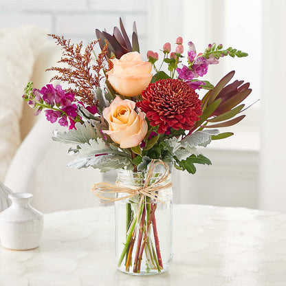Moody Hues Bouquet –  Gutierrez Flowers, Sylmar CA