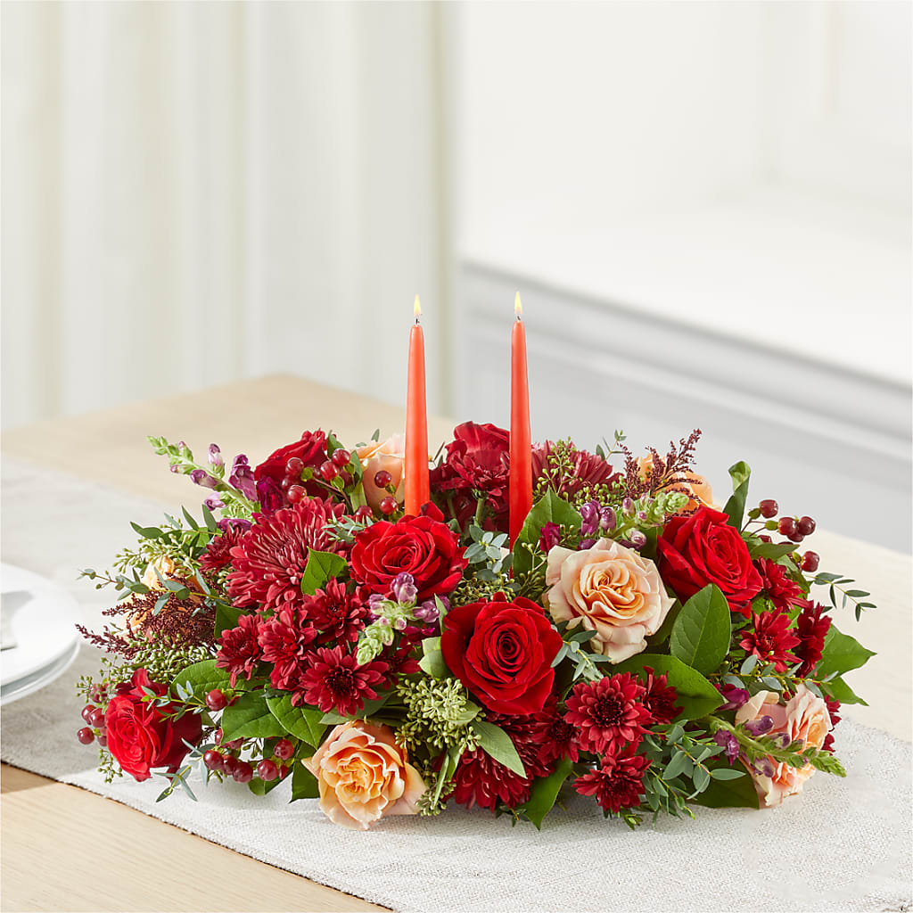 Most Thankful Centerpiece –  Gutierrez Flowers, Sylmar CA