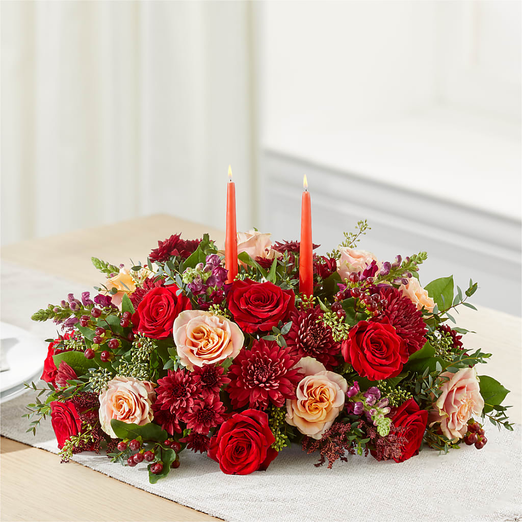 Most Thankful Centerpiece –  Gutierrez Flowers, Sylmar CA