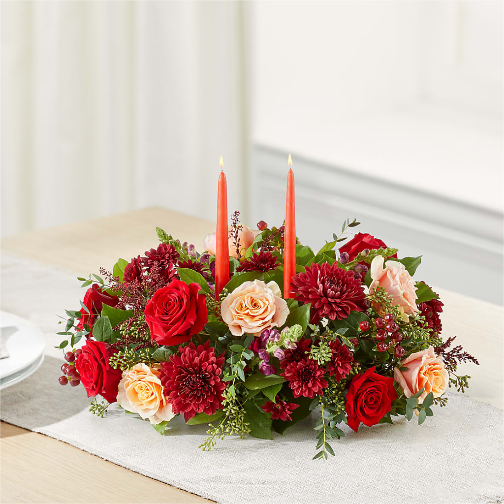 Most Thankful Centerpiece –  Gutierrez Flowers, Sylmar CA