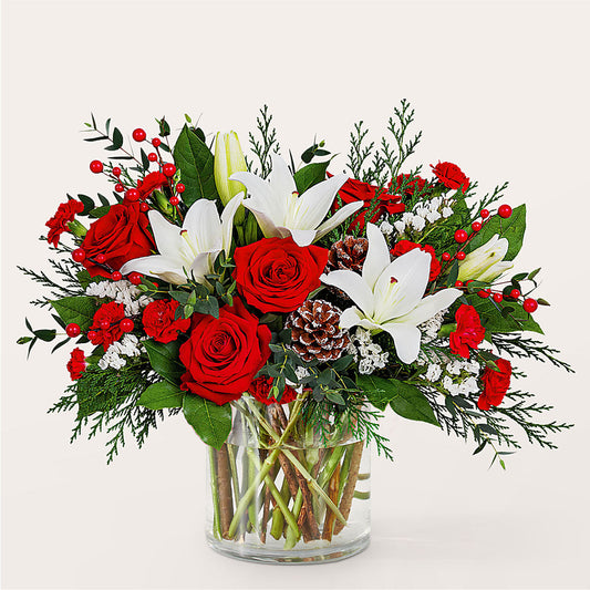 Best in Snow Bouquet –  Gutierrez Flowers, Sylmar CA