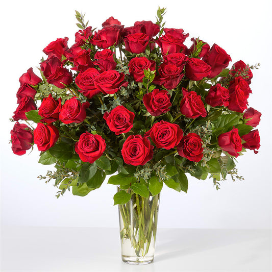 Forever Yours Fifty Stem Red Rose Bouquet –  Gutierrez Flowers, Sylmar CA